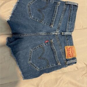 Levi's Classic Blue Denim Shorts